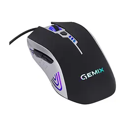 Мишка Gemix W100 USB Black/Gray + ігрова поверхня (W100Combo) - мініатюра 5