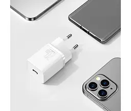 Зарядний пристрій Baseus 20W Super Si USB-C (CCSUP-B02) біле - мініатюра 5