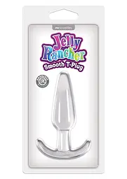 Анальна пробка Jelly Rancher T-Plug Smooth 10.9 см (прозорий) - мініатюра 2