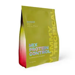 Низькокалорійний поживний коктейль для контролю і корекції ваги Mix Protein control Yummy Tropical CHOICE PRO HEALTHY 145 г