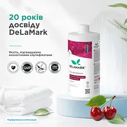 Гель для прання DeLaMark універсальний, з ароматом чорної вишні, замши та тютюну 1 л (4820152333964) - мініатюра 2