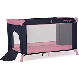 Ліжко-манеж Babytiger Viki Pink Navy темно-сірий з рожевим (00-00304829) - мініатюра 4