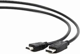 Кабель Cablexpert DisplayPort - HDMI 1m (CC-DP-HDMI-1M) - мініатюра 1