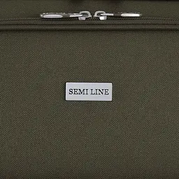 Валіза Semi Line 24 дюйми (M) T5966-2, 2 прихованих колеса, хакі - мініатюра 7