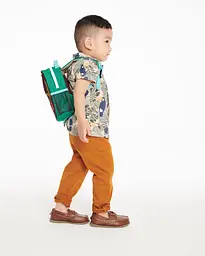 Рюкзак дитячий Skip Hop Zoo Мопс коричневий з зеленим (9L753910) - мініатюра 9