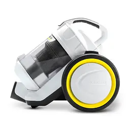 Karcher Пилосос контейнерний VC 3, 700Вт, конт пилок -0.9л, НЕРА 13, білий - мініатюра 2