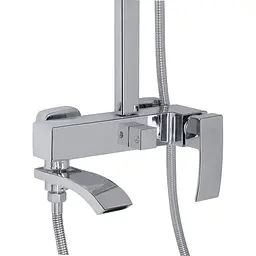 Душова система універсальна Qtap Swan Cascada на три споживача (з виливом) QTSWA111CRM45566 Chrome, Хром - мініатюра 3