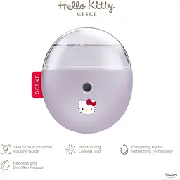 Електронний освіжувач для зволоження обиччя GESKE Facial Hydration Refresher 4 в 1 by Hello Kitty фіолетовий - мініатюра 3