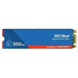 Накопичувач SSD M.2 2280 500GB SA510 BLUE WD (WDS500G3B0B-00AXS0)