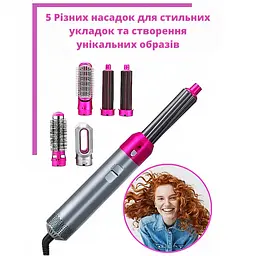 Стайлер для волосся Inspire WT-618 5в1 Grey Pink - мініатюра 6