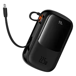 Акумулятор зовнішній з 2 вбудованими кабелями Baseus QPow Pro FC 20000 mAh 22.5 (P10067103113-00) - мініатюра 2
