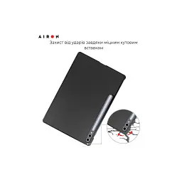 Чохол до планшета AirOn Premium Samsung Galaxy tab S10 Plus 12.4 2024 + film Black (4822356758483) - мініатюра 6