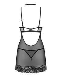 Еротичний комплект Obsessive Donarella XL/2XL чорний - мініатюра 5