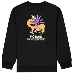 Світшот Picture Organic Shakay Crew L Чорний - мініатюра 5