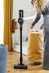Gorenje Пилосос бездротовий, 70Вт, конт пилок -0.7л, автон. робота до 60хв, HEPA, підсвічування, індикатор, антрацит - мініатюра 3