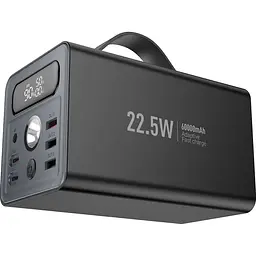 Зовнішній акумулятор Hoco Distant J138 60000mAh 22.5W Black [124994] - мініатюра 2