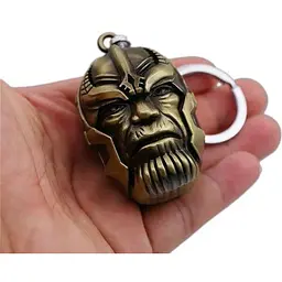 Брелок 3D Avengers: Infinity War Thanos Танос 3D голова bronze.705 - мініатюра 4