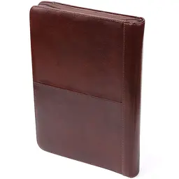 Папка з блокнотом із гладкої натуральної шкіри Tony Perotti 20849_1 (1278L moro) коричнева - мініатюра 2