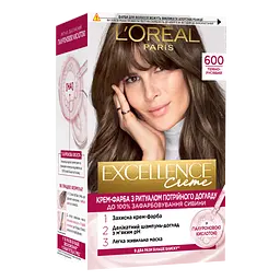 Крем-фарба для волосся L'Oreal Paris Excellence Creme з потрійним доглядом 6.00 Темно-русявий, 192 мл