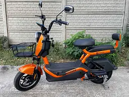 Електроскутер Двомісний Crosser CR1 (800W, 60V, 24ah графенові АБК) Помаранчевий - мініатюра 3