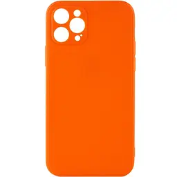 Силіконовий чохол Candy Full Camera для Apple iPhone 12 Pro Max (6.7) Помаранчевий / Orange
