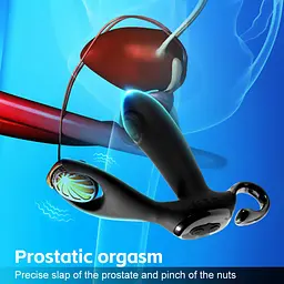 Стимулятор простати B - Series Cute Dual Tapping Anal, 10.1 см (чорний) - мініатюра 9