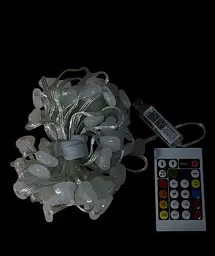 Яскрава Розумна гірлянда Dream collor 33 LED 5метрів великі Серця RGB USB управління від смартфона - мініатюра 3