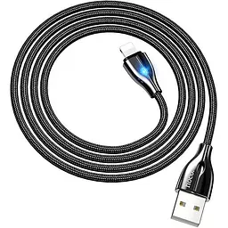 USB Cable Hoco U88 Amazing Colors Litghtning Black 1.2m - мініатюра 3