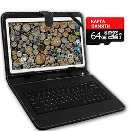 Планшет-телефон Adronix MT232 3G Gold 2/32GB + Чохол-клавіатура + Карта пам'яті 64GB - мініатюра 2
