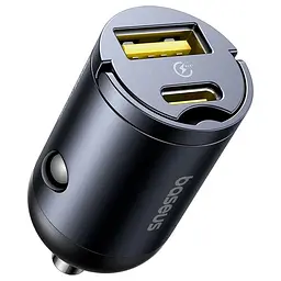 АЗП Baseus Tiny Star Mini 30W (1USB-A/1C) (C00035001121) Cosmic Black
