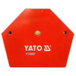 Струбцина магнітна для зварки YATO 34 кг 111х136х24 мм (YT-0867)