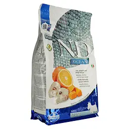 Беззерновий сухий корм для собак дрібних порід Farmina N&D Grain Free Ocean Cod з тріскою та апельсином 2.5 кг - мініатюра 2