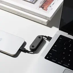 Кабель Native Union Pocket Cable USB-C to USB-C Black 0.17 м (POCK-C-BLK-NP) - мініатюра 3