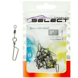 Вертлюжок із застібкою Select SF0037 size 2, 10 шт.