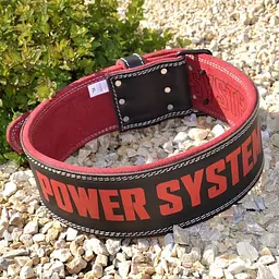 Пояс для важкої атлетики Power System PS-3830 Black/Red XL - мініатюра 2