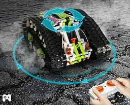Конструктор машина на радіокеруванні MOULD KING всюдихід Shape-shifter двосторонній позашляховик 836 деталей - мініатюра 6
