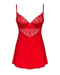 Пеньюар Obsessive Ingridia chemise & thong XS/S - мініатюра 3
