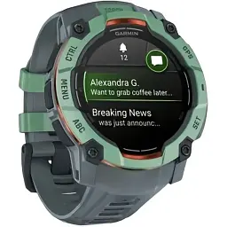 Смарт-годинник Garmin Instinct 3 50 mm AMOLED Neotropic Bezel with Twilight Band (010-03020-01)