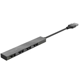 Концентратор Trust Halyx Aluminium 4-Port Mini USB Hub (23786_TRUST) - мініатюра 3