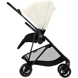 Коляска Cybex Melio Carbon Canvas White з бампером (525000035) - мініатюра 4