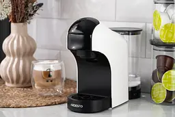 Кавоварка 3 в 1 капсульна Ardesto капсули Nespresso, Nescafe Dolce Gusto, мелена кава, сенсорне керування 0.8 л біла (YCM-CNDE) - мініатюра 32