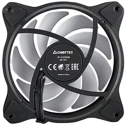 Вентилятор для корпусу 120mm Chieftec ZF-1225RGB-R PWM Reversible - мініатюра 3