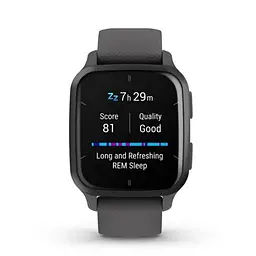 Смарт-годинник Garmin Venu Sq 2 Slate Aluminium Bezel with Shadow Grey Case and Silicone Band (010-02701-10) - мініатюра 4