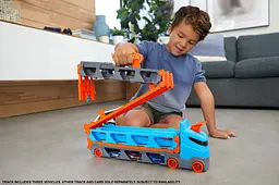Грузовик-транспортер Hot Wheels Суперперегони(GVG37) - мініатюра 9