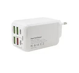 Надшвидкий зарядний пристрій Voltronic ADCPD006 150W 4xUSB +2xType-C PD+QC4.0 - мініатюра 1