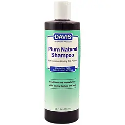 Шампунь Davis Plum Natural Девіс Натуральна слива з протеїнами шовку для собак і котів (концентрат) 355 мл (PNS12)