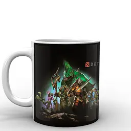 Кухоль GeekLand Dota Дота постер DT.02.002 330 мл білий - мініатюра 2