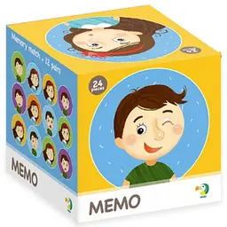 Настільна гра DoDo Toys Мемо Емоції Різнокольоровий (SR-113-N-529)