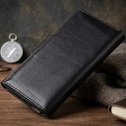 Шкіряне глянсове портмоне Grande Pelle 11471 чорний - мініатюра 3