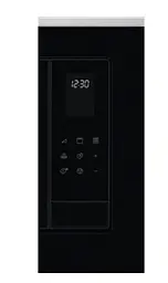 Мікрохвильова піч Electrolux вбудована 25л електронне керування 900Вт гриль дисплей чорний+нерж - мініатюра 2